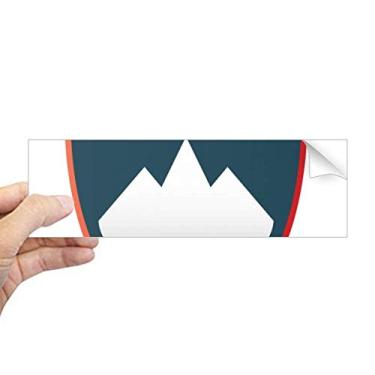 Imagem de DIYthinker Adesivo retangular com emblema nacional da Eslovênia para janela de notebook