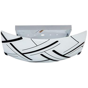 Imagem de Plafon Sobrepor Quadrado, Attena, 1815 Peq Pt, Preto