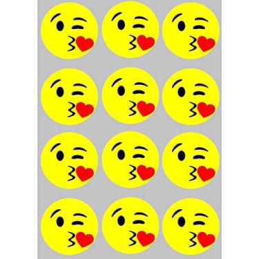 Imagem de 12 Imãs de Emoji
