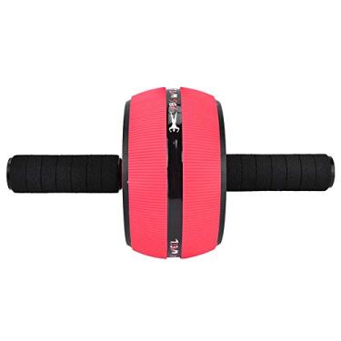 Imagem de Rodinha de rolo abdominal fitness, roda de rolo abdominal alça de esponja de alta densidade para fitness para exercícios físicos em ambientes internos para treinamento muscular (roda