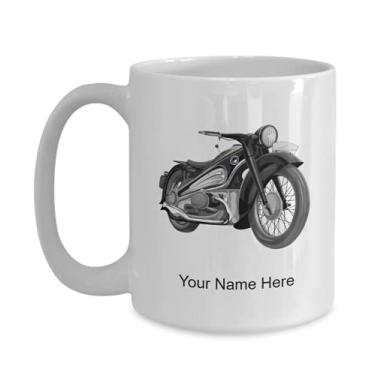 Imagem de Caneca personalizada de vetor de motocicleta, copo de café de vetor de motocicleta, ideia de presente de vetor de motocicleta, copo de motocicleta personalizado - caneca de café de 445 ml