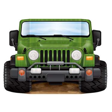 Imagem de Beistle Jungle Safari Photo Prop (Pack of 6) - Verde - Cartolina - Prop de Fotos - Acessório para Fotografia