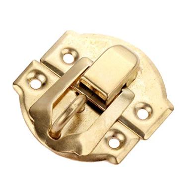 Imagem de 10 pcs Gold Box Latches Hasps Bloquear travas de captura para jóias caixa caixa de caixas fivela clipe clasp vintage hardware 27 * 29mm YYDFPIIA