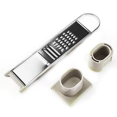 Imagem de Ralador e Fatiador de Alho Inox Kehome
