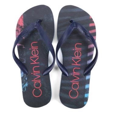 Imagem de Chinelo Calvin Klein Swim Transfer Degadrê Masculino