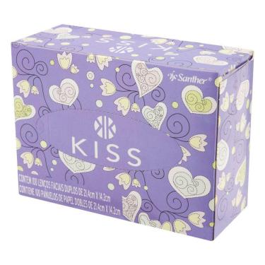 Imagem de Lenço de Papel Kiss Facial 100 Unidades