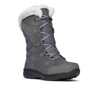 Imagem de Columbia Bota de neve feminina Ice Maiden II, Xisto, framboesa escura, 6.5
