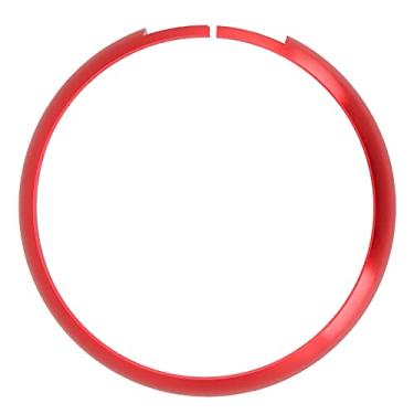 Imagem de QANYEGN Anéis De Chaveiro Remoto, Substituição De Guarnição De Tampa De Liga De Alumínio, Moldura Lateral De Chave Remota Para R55 R56 R57 R58 R59 R60(Vermelho)