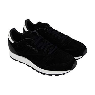 Imagem de Reebok Classic Leather Shoe Men's Walking 10.5 Black-Chalk