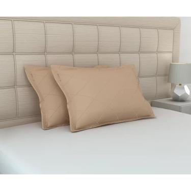 Imagem de Kit de Fronhas Matelassê Zono Enxovais 2 peças em Malha 100% Algodão Angorá