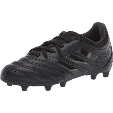 Imagem de adidas - Chuteiras de futebol unissex Copa 20.3 Firm Ground, Core Black/Core Black/Dgh Solid Grey, 6 Little Kid