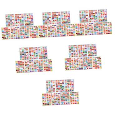Imagem de SAFIGLE 42 Folhas Adesivo de bandeiras do mundo Países do mundo adesivos de vinil para laptop adesivos de garrafa de água rótulos adesivos de bandeira nacional adesivos de time de futebol
