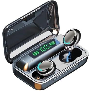 Imagem de Fone de Ouvido F9 Bluetooth 5.1, Com Microfone, Exibição Da Bateria, Redução De Ruído, Função Power Bank, à Prova D'água, Tela Inteligente de LED, Compativel Com Todos Os Aparelhos
