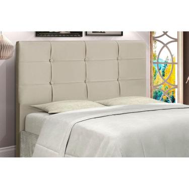 Imagem de Cabeceira Style 1,93 bege king decoração super luxo linha quartos sofisticados - Jbe Moveis