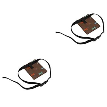 Imagem de Balacoo 2 peças bolsa de cinto de bolso para ração sacos de petiscos para cães bolsa de petiscos para cães armazenamento de alimentos para cães clicker treinamento para cães bolsa de cachorro retrátil
