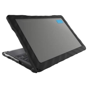 Imagem de Capa GumDrop Droptech projetada para laptop Dell 3100 Chromebook para estudantes K-12, professores, crianças - preto, robusto, absorção de choque, proteção extrema contra quedas, DT-DL3100CBCS-BLK