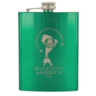 Imagem de Cantil do Palmeiras Bi Campeão da Libertadores 220ml em Metal - Oficial