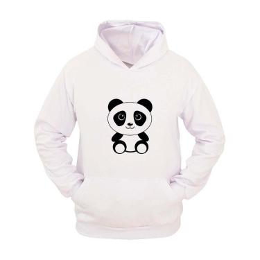 Imagem de Moletom Masculino Canguru Com Capuz Estampa Panda-Masculino