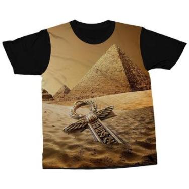 Imagem de Camiseta Darkwood Pirâmide do Egito Camisa Egípcia-Masculino