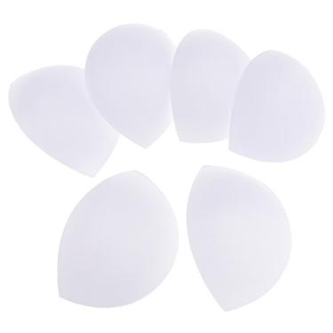 Imagem de VAKUUM 3 pares de almofadas de sutiã respiráveis removíveis para sutiã de biquíni de biquíni (cor: branco, tamanho: conforme descrito)
