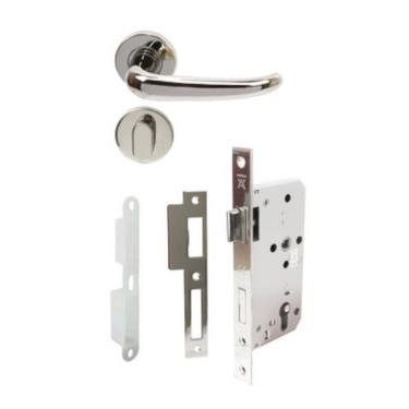 Imagem de Fechadura Para Porta De Abrir De Banheiro Ergo Inox Hafele