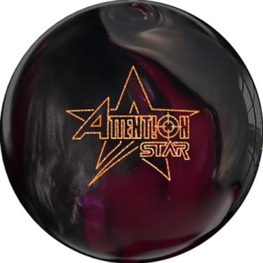 Imagem de Bowlerstore Products Bola de boliche Roto Grip PRE-DRILLED Attention Star - Berry/Prata/Ferro 5,4 kg
