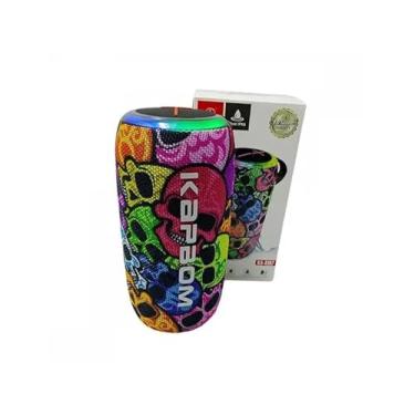 Imagem de Caixa de Som Bluetooth Kapbom 14W - Com Radio FM e Luz RGB