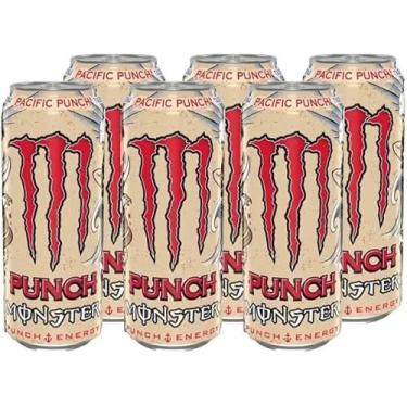 Imagem de Pack de Energético Monster Pacific Punch lata 473ml 6 unidades