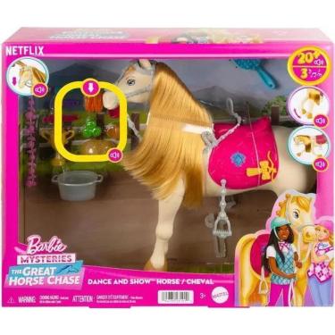 Imagem de Cavalo Barbie Mysteries Com Som, Música E Acessórios - Hxj42