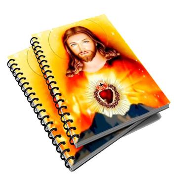 Imagem de Caderno Universitário 96 fls Pers. Sagrado Coração De Jesus