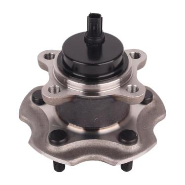 Imagem de Autoround 512372 Rolamento de roda traseira e conjunto de cubo compatível com Toyota RAV4 2006-2018/Corolla IM 17-18, Lexus HS250h 10-12/NX200t 15-17/NX300/NX300h, Scion IM/TC, 5 terminais com ABS