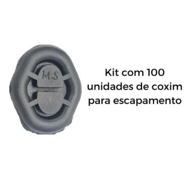 Imagem de Kit 100 Unidades Borracha Coxim Sistema Escapamento para Carro - VABAD