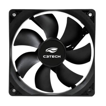 Imagem de Cooler Fan C3Tech F7-MB10BK Storm 8cm Preto - Rolamento FDB 12v 2200RP