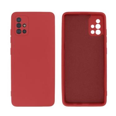 Imagem de Capinha para Galaxy A51 6.5" Lisa Silicone - GCM, Vermelho