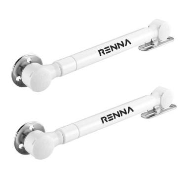 Imagem de 02 Pistões a Gás Força Inversa 60N Branco Abre Porta P/Baixo - Renna