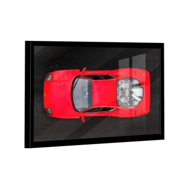Imagem de Quadro Ferrari F40 Vermelha Cima Br Artes