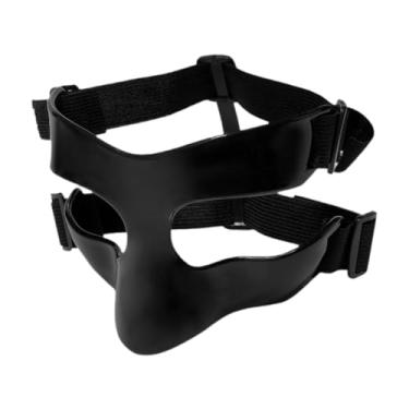 Imagem de Deevoka Máscara de basquete Protetor de nariz Metade superior do rosto Suprimentos anticolisão Máscara de proteção facial para adultos Futebol Softball