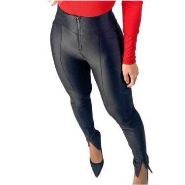 Imagem de Calça Legging Feminina Montaria 3 Zípers Cintura Alta - WM, G, Preto