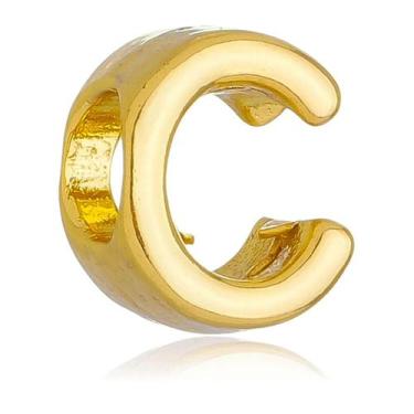 Imagem de Berloque Letra C Separador Banhado a Ouro 18k - Work Semijoias