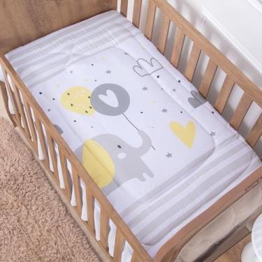 Imagem de Edredom Dupla Face Specialle Menino para Bebê - Zan Baby, Elefantinho 