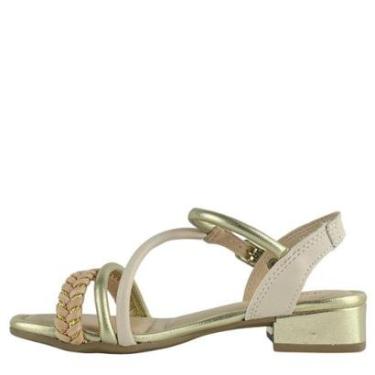 Imagem de Sandália Infantil Pink Cats Salto Bloco Feminina-Feminino