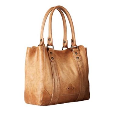 Imagem de Frye Bolsa tote Melissa, bolsa grande com alça e bolsos, design elegante e espaçoso, Bege, One Size