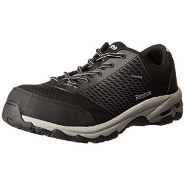 Imagem de Reebok Work RB4625 Heckler Tênis masculino atlético Oxford bico composto preto trabalho e segurança, Preto, 41