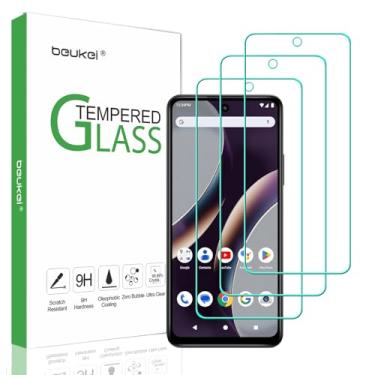 Imagem de beukei (Pacote com 3) Projetado para BLU BOLD K10 protetor de tela de vidro temperado, dureza 9H