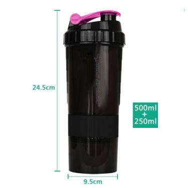 Imagem de Garrafa Gold Sports Power organizador de comprimidos e armazenamento p