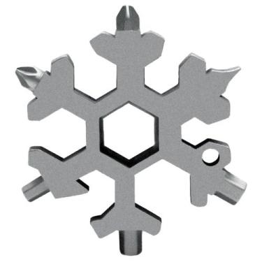 Imagem de Chaveiro Ferramenta Multifuncional 18 Em 1 Snowflake Compacto Nm Ferra