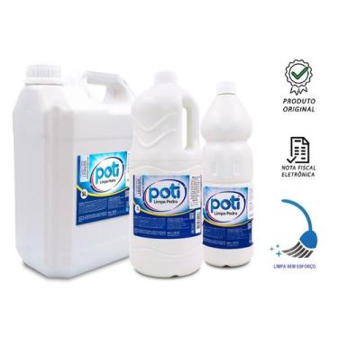 Imagem de Limpa Pedra e Pisos Encardidos Antiderrapante Poti 5litros SEM ESFORÇO
