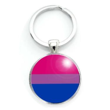 Imagem de Chaveiro Bandeira do Orgulho Bissexual LGBT Pride - RECANTO ASTRAL
