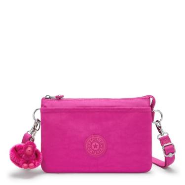 Imagem de Kipling Bolsa tiracolo feminina RiRi, Fúcsia brilhante, 9.5''L x 6.25''H x 2.5''D