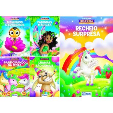 Imagem de Coleção Conte Uma História Unicórnios e Seus Amigos  5 Livros - Grande